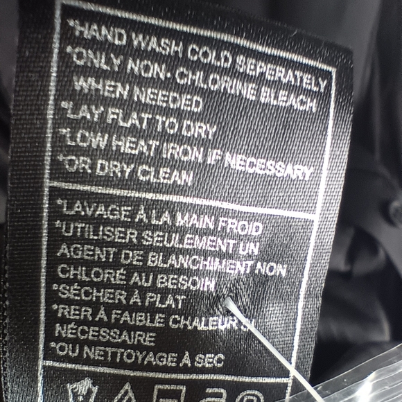 Steve Madden Tie Curious Long Sleeve Shirt Dress Black Size Medium 6 - 8 NWT - Picture 11 of 12